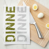 Linge De Cuisine HeureDuDîner (Quart Plié)