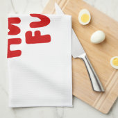 Linge De Cuisine Heureux de s'amuser (Quart Plié)