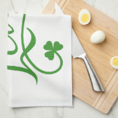 Linge De Cuisine Heureux Jour de la Saint Patrick Shamrock irlandai (Quart Plié)