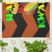 LINGE DE CUISINE HEUREUX KWANZAA (Plié)