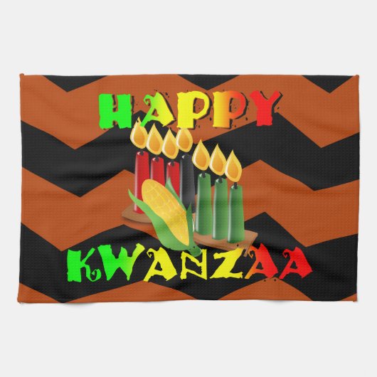 LINGE DE CUISINE HEUREUX KWANZAA (Horizontal)