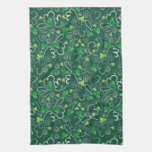 Linge De Cuisine HEUREUX ST. PATRICK'S DAY Shamrock Motif Kitchen T (Vertical)