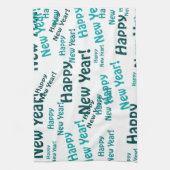 Linge De Cuisine heureux texte de nouvelle année (Vertical)