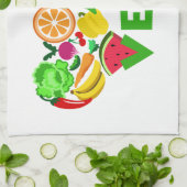 LINGE DE CUISINE HEUREUX VEGAN (Plié)