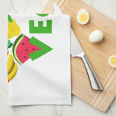 LINGE DE CUISINE HEUREUX VEGAN (Quart Plié)