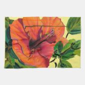 Linge De Cuisine Hibiscus d'oranger tropical d'été (Horizontal)