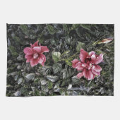 Linge De Cuisine Hibiscus givré (Horizontal)
