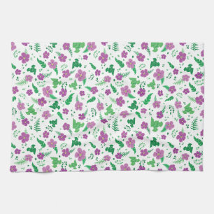 Linge De Cuisine Hibiscus pourpre