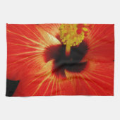 Linge De Cuisine Hibiscus rouge (Horizontal)