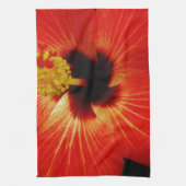 Linge De Cuisine Hibiscus rouge (Vertical)
