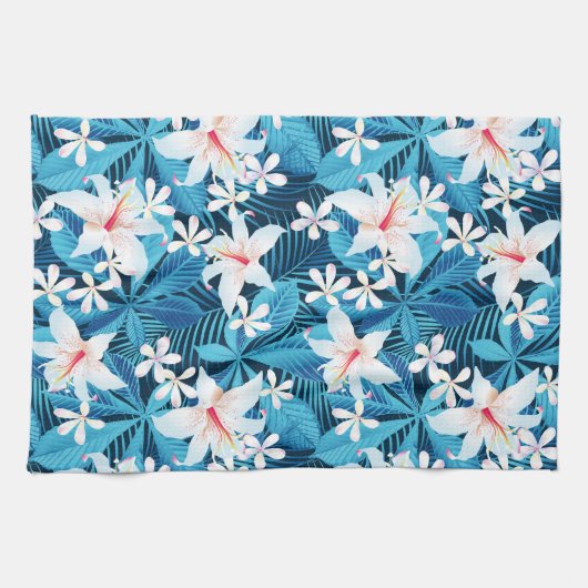 Linge De Cuisine Hibiscus tropical (Horizontal)