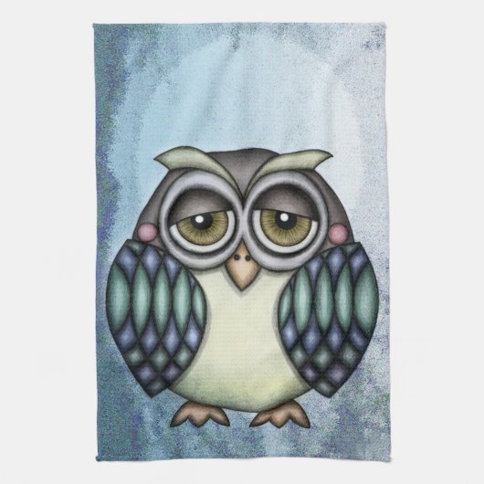 Linge De Cuisine Hibou (Vertical)