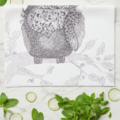 Linge De Cuisine Hibou (Plié)