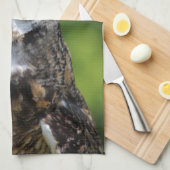 Linge De Cuisine Hibou à cornes (Quart Plié)