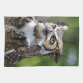 Linge De Cuisine Hibou à cornes (Horizontal)