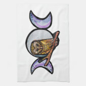 Linge De Cuisine Hibou à trois lunes (Vertical)