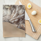 Linge De Cuisine Hibou barré (Quart Plié)