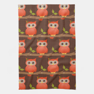 Linge De Cuisine Hibou de thanksgiving d'automne/automne