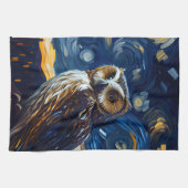 Linge De Cuisine Hibou Nuit Étoilée (Horizontal)