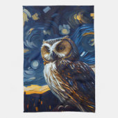 Linge De Cuisine Hibou Nuit Étoilée (Vertical)