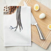 Linge De Cuisine Hibou vintage (Quart Plié)