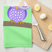 Linge De Cuisine hiboux mignons (Quart Plié)