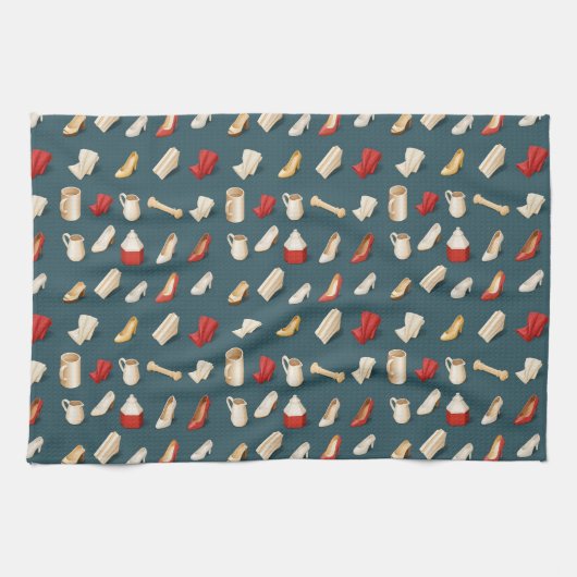 Linge De Cuisine high heels pitchers and folded fabrics (Horizontal)
