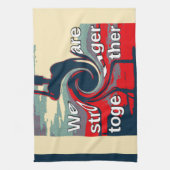 Linge De Cuisine Hillary USA nous sommes plus forts ensemble (Vertical)