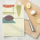 Linge De Cuisine Hip atomique rétro Abstraite (Quart Plié)