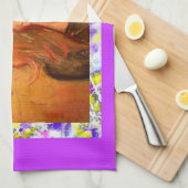 Linge De Cuisine hippie fille PeaceLove drip (Quart Plié)