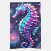 Linge De Cuisine Hippocampe Cosmique Coloré (Vertical)