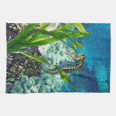 Linge De Cuisine Hippocampe lunatique (Horizontal)