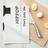 Linge De Cuisine Hippopotame (Quart Plié)