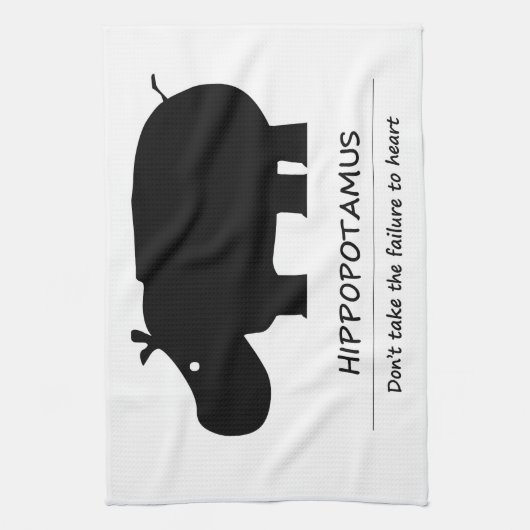 Linge De Cuisine Hippopotame (Vertical)