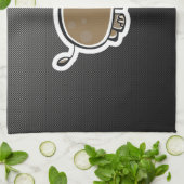 Linge De Cuisine Hippopotame mignon ; Lisse (Plié)