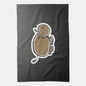 Linge De Cuisine Hippopotame mignon ; Lisse (Vertical)