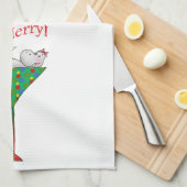 Linge De Cuisine Hippopotame Pompette-tini's (Quart Plié)