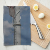 Linge De Cuisine Hippopotame volant (Quart Plié)