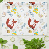 Linge De Cuisine Hipster Forest Fox Baby Nursery (Plié)