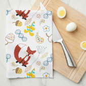 Linge De Cuisine Hipster Forest Fox Baby Nursery (Quart Plié)