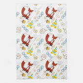 Linge De Cuisine Hipster Forest Fox Baby Nursery (Vertical)