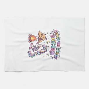 Linge De Cuisine Histoire de feu de camp licorne Licorne charmante