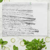 Linge De Cuisine Histoire de Noël blanche (Plié)