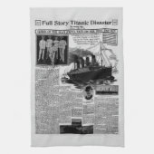 Linge De Cuisine Histoire vintage Titanic (Vertical)