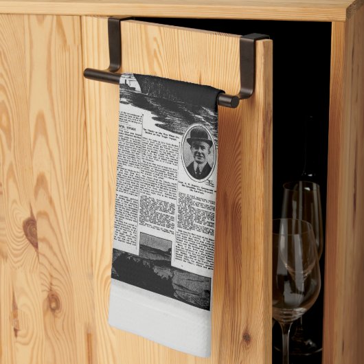 Linge De Cuisine Histoire vintage Titanic (Pliage en tiers)