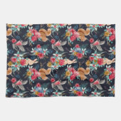 Linge De Cuisine Hiver Merveilles Bois Animaux Noël (Horizontal)