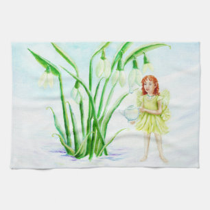 Linge De Cuisine Hiver Snowdrop Fairy Magie