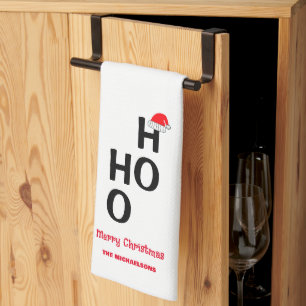 Linge De Cuisine Ho Ho Ho : Joyeux Noël