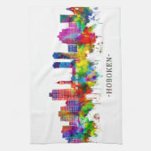 Linge De Cuisine Hoboken New Jersey Skyline (Vertical)