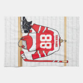 Linge De Cuisine Hockey sur glace du Jersey (Horizontal)